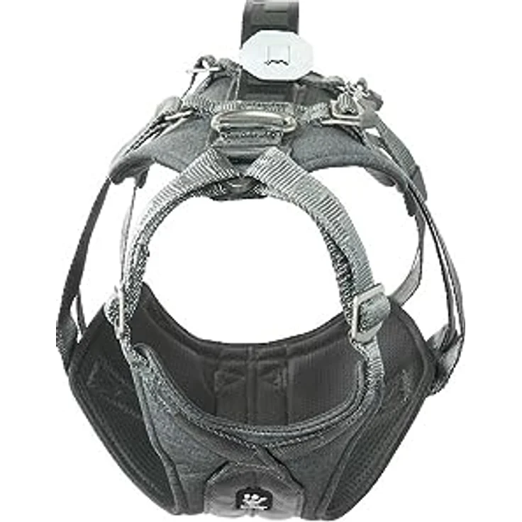 HURTTA Hunde-Geschirr Autogeschirr Travel Harness blackberry (grau), Crash getestet, waschbar, wetterbeständiges Neopren – Bild 6