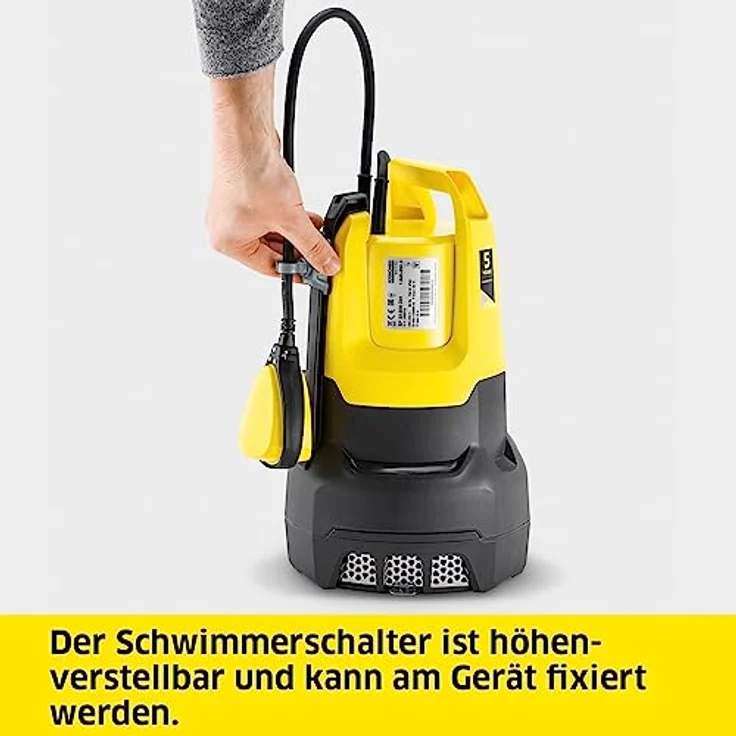 Kärcher SP 22.000 Dirt Schmutzwasser-Tauchpumpe, Fördermenge: 22.000 l/h, max. 7 m Eintauchtiefe, 30 mm Partikelgröße, 35 mm Restwasserhöhe, 0,8 bar Druck - Preisvergleich – Bild 5