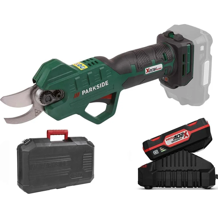 Parkside Akku-Astschere PAAS 20-Li, kraftvoll bis 28 mm, mit Akku und Ladegerät X 20 V Team