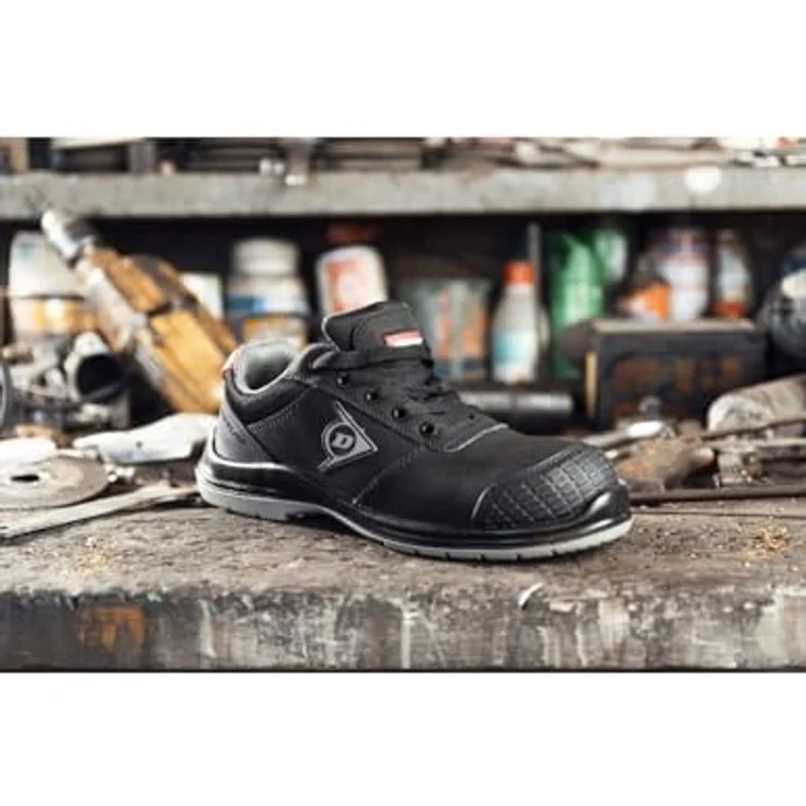 L+D FIRST ONE ADV-EVO LOW S3 Sicherheitshalbschuhe wasserabweisend, schwarz, Größe 43, mit Kunststoffkappe und Durchtrittschutz – Bild 4