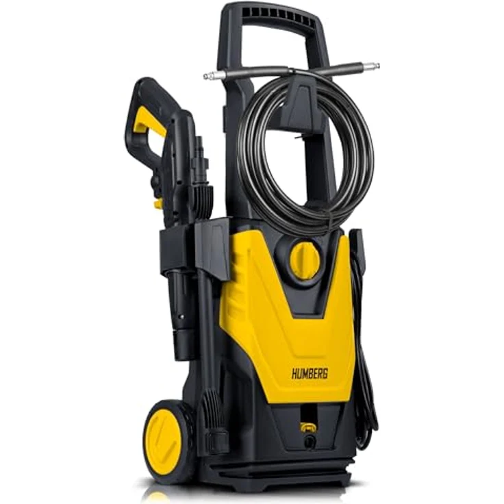 Humberg HM-300, Hochdruckreiniger 1800W mit 230 bar Reinigungsdruck, gelb-schwarz – Bild 7