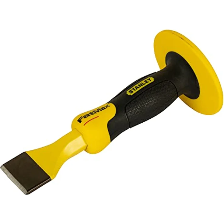 Stanley FatMax Maurermeissel (mit Handschutz, 45 mm Klingenbreite, Chrom-Vanadium Stahl, gehärtet und vergütet) 4-18-333 – Bild 4