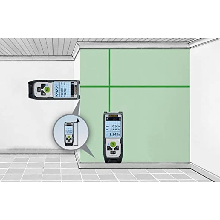 Laserliner Master Gi7, Laserentfernungsmesser 70m ± 2mm, IP40, grüne Lasertechnologie mit LC-Display – Bild 14