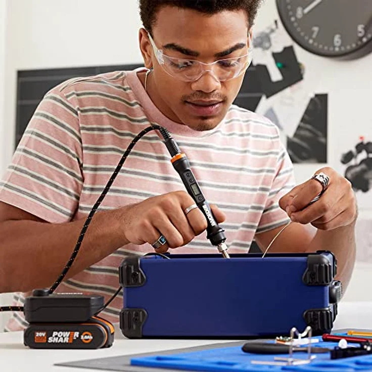 Worx MakerX Akkuadapter HubX WA7161, tragbares Werkzeug-System mit 20V Akku für vielseitige Anwendungen – Bild 13