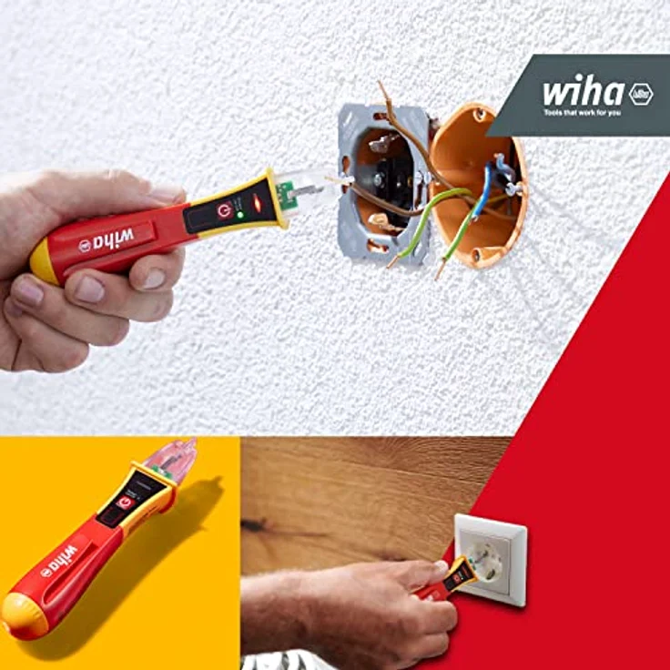 Wiha Spannungsprüfer Volt Detector berührungslos, einpolig (43798) 90 1.000 V AC, inkl. 2X AAA-Batterien – Bild 6