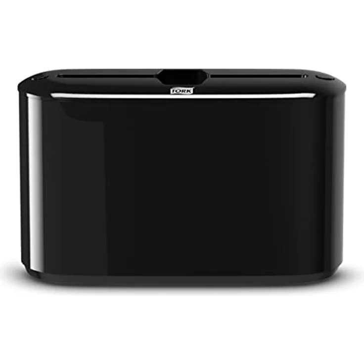 Tork Xpress Papierhandtuchspender, schlankes Design, geeignet für 600 Interfold-Handtücher, mit Füllstandsanzeige, schwarz oder weiß – Bild 1