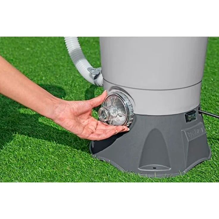 Bestway Sandfilteranlage, Filterleistung 2.082 l/h für Pools bis 16.600 l, korrosionsbeständiger Filtertank – Bild 5