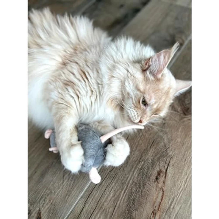 Aumüller Katzenspielkissen mit Baldrian - Ratte Cedric – Bild 4