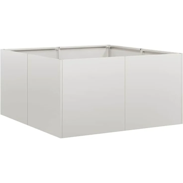 vidaXL Pflanzkübel 80x80x40 cm Edelstahl, Pflanzschale mit viel Platz- für Garten, Balkon und Terrasse, korrosions- und rostbeständig – Bild 1