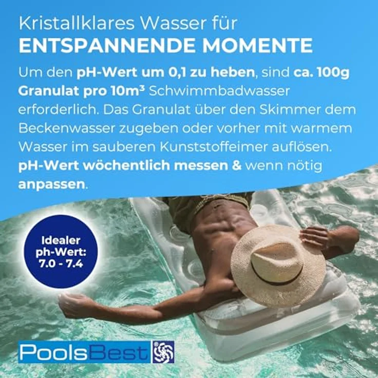 5 kg - PoolsBest® pH-Heber Granulat – Bild 4
