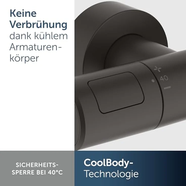 Ideal Standard Duschsystem Tiro, wassersparend, CoolBody-Technologie, einfache Reinigung, modernes Design – Bild 4