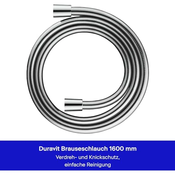 Duravit Brausegarnitur DURAVIT Brausehalterset Handbause 3jet Duschkopf Duschbrause, 3 Strahlart(en) – Bild 4