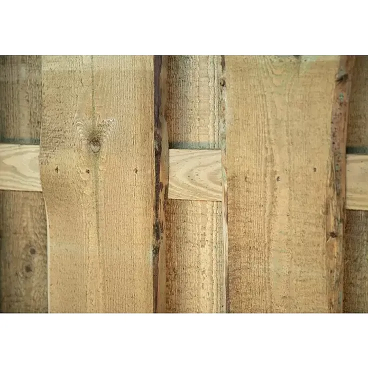 T & J Sichtschutzelement Fünen, kesseldruckimprägniert, 180 x 180 cm, Holz mit rustikaler Optik