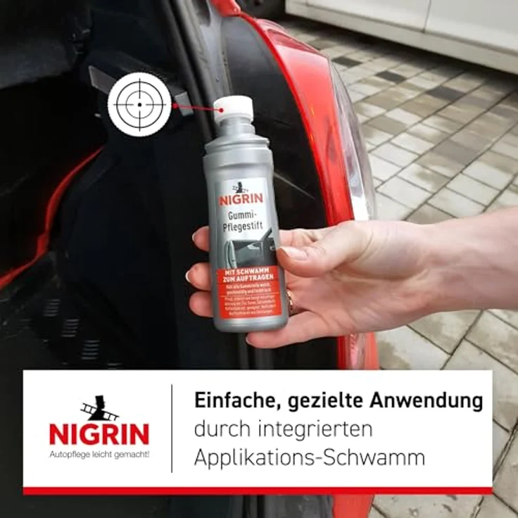 Nigrin Gummipflege 75 ml mit Rapsöl – Bild 2