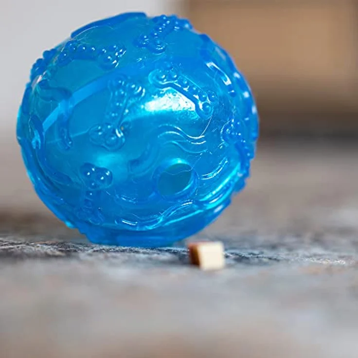Nobby TPR Snackball, blau 10 cm, 1 Stück – Bild 3