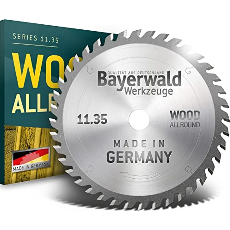 Bayerwald - HM Kreissägeblatt - 235 x 2.8/1.8 x 30 | Zahnform: WZ (48 Zähne) | Für Tischlerplatten - Holz mit Leim etc.
