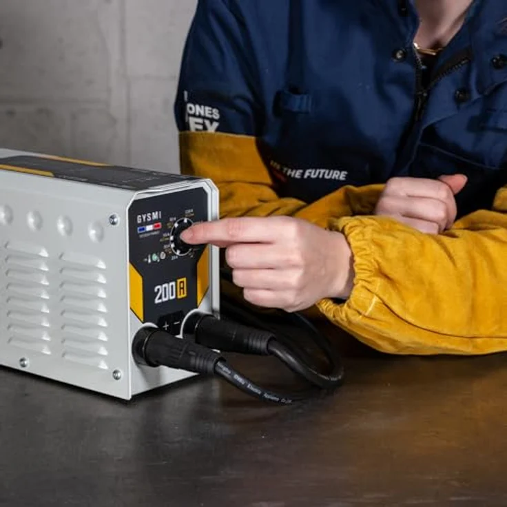 GYS GYSMI 200 A, einphasiges Schweißgerät (MMA) mit überzogener Elektrode, 200 A, 230 V, mit Hot Start, Arc Force, Antiticking, Elektrodenhalter und Massekabel – Bild 5