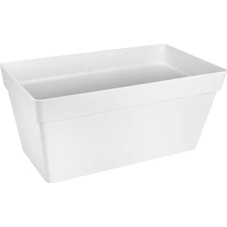 elho Loft Urban Terrace 70 - Übertopf für Außen - Ø 69.3 x H 32.5 cm - Weiß/Weiss – Bild 2