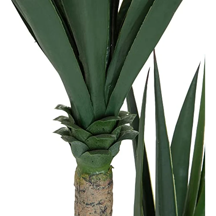 hjh OFFICE Kunstpflanze Yucca Palme Höhe 135 cm Palmlilie Kunstbaum groß Zimmerpflanze künstlich, 871007 – Bild 2