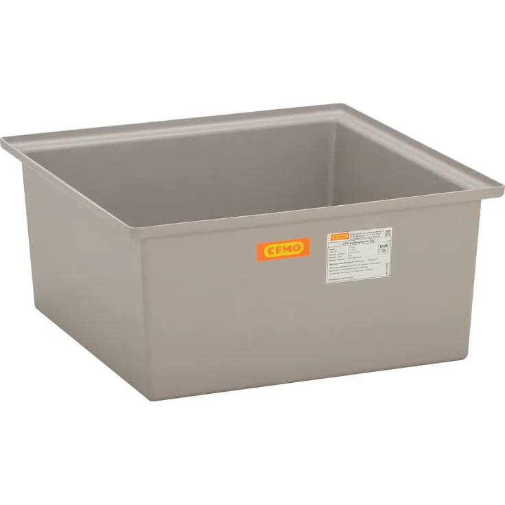 Cemo Auffangwanne 210 l, GFK ohne Gitterrost, B x H x T: 85 x 39 x 85 cm, ohne Zulassung, Modell 10386