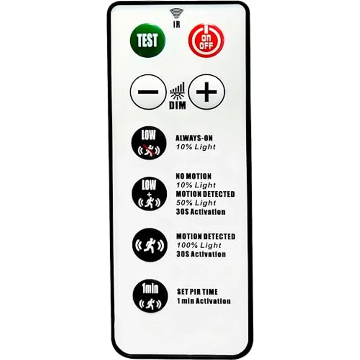 Northpoint LED Strahler Solar mit Bewegungsmelder und Fernbedienung, 2400mAh Akku, 125 LEDs, IP54, 600 Lumen, kaltweiß 6500K – Bild 3