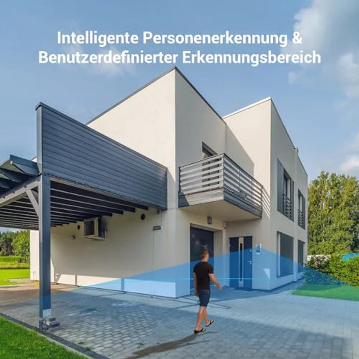 EZVIZ CP7 Video Türsprechanlage mit Türöffner, 2K Türklingel mit Kamera, Personenerkennung, 2-Wege-Audio und Farb-Touchscreen, Dualband, für den Außenbereich – Bild 3