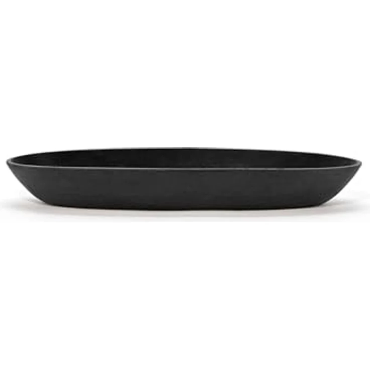 ECOPOTS Blumentopfuntersetzer SAUCER OVAL Dark Grey, bruchsicher, UV-beständig, frostsicher – Bild 2