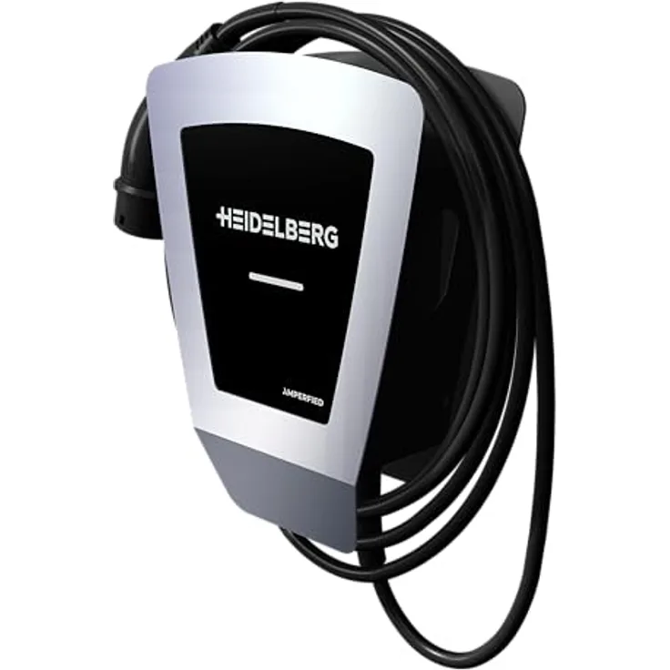 HEIDELBERG Ladestation Energy Control Plus mit Lastmanagement | 7,5 m Ladekabel | § 14a-konform | Edelstahlfront