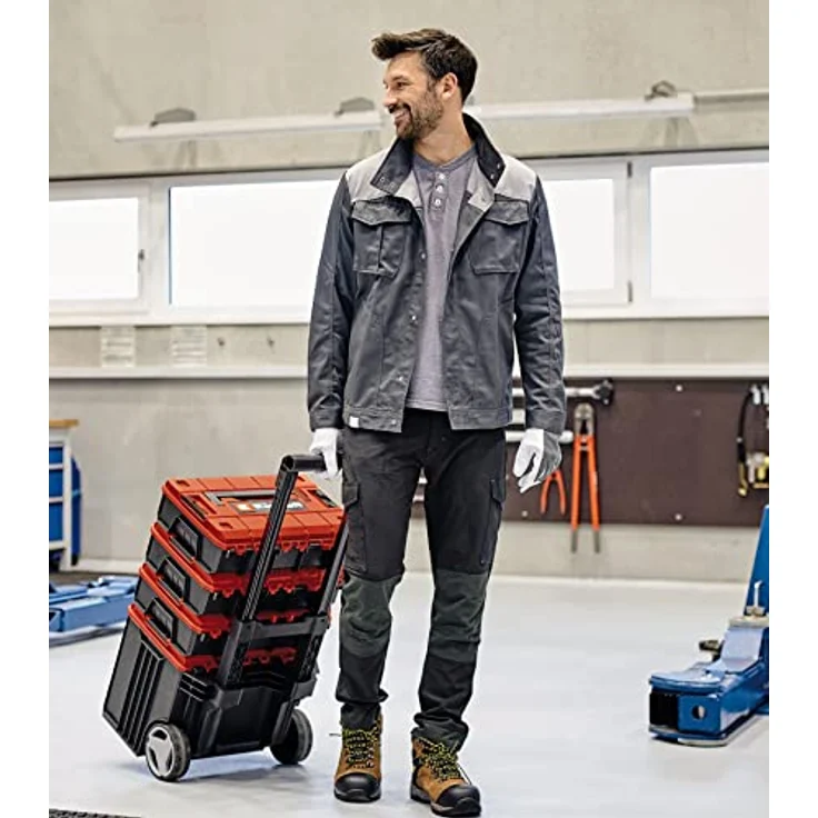 Einhell Systemkoffer, Schwarz, E-Case Tower – Bild 5