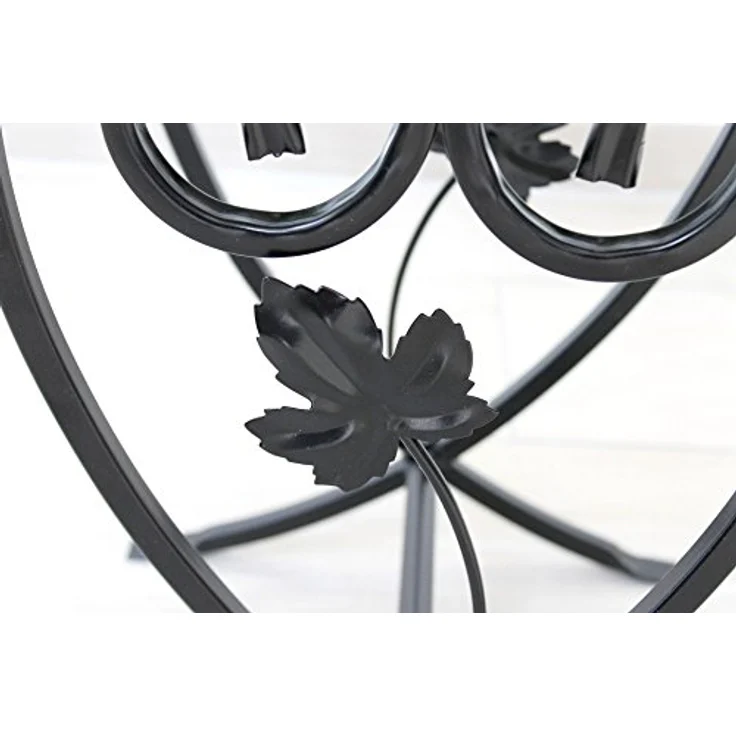 Blumenständer Metall Schwarz 49 cm Blumenhocker KW420 Pflanzensäule Pflanzenständer Blumensäule Klein - Dandibo – Bild 5