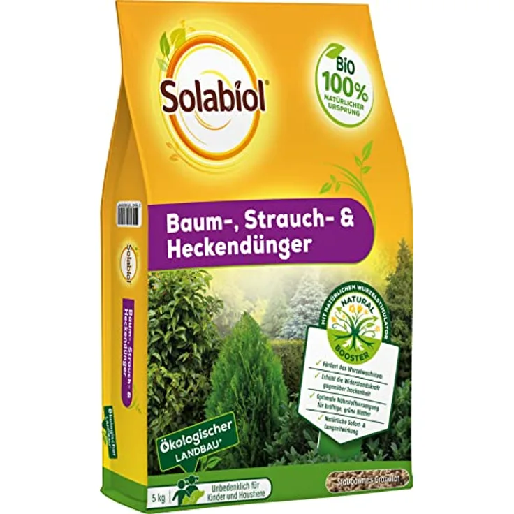 SBM Solabiol Baum-, Strauch & Heckendünger, 5 kg