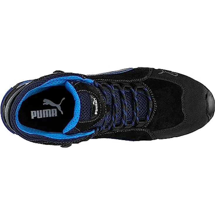 ELC Schnürstiefel 632250, S3, Gr. 44 Puma Arbeitsschuh - Sicherheitsschnürstiefel mit Aluminiumkappe, schwarz-blau – Bild 5
