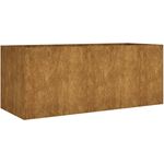 vidaXL Hochbeet 200x80x80 cm Cortenstahl