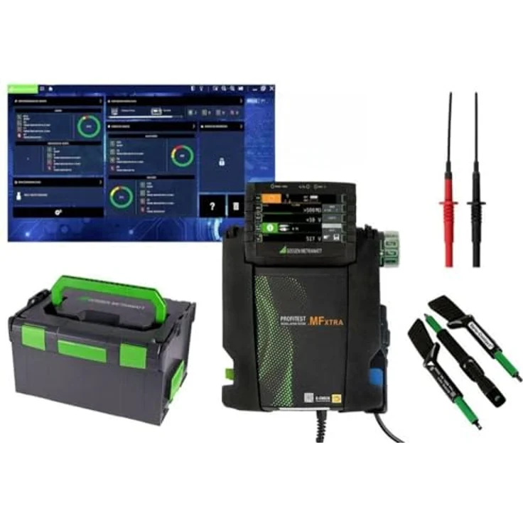 Gossen PROFiTEST MF XTRA, Multimeter Mess-und Prüfgeräte-Set zur professionellen Prüfung, inkl. Koffer, inkl. Software – Bild 2
