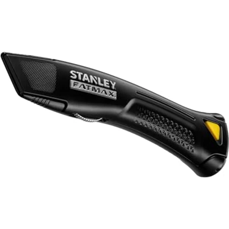 STANLEY FMHT10500-0, Cuttermesser mit feststehender Klinge, schwarz, inkl. 2 Trapezklingen und 1 Hakenklinge, ergonomisches Design für professionelle Anwendungen – Bild 7