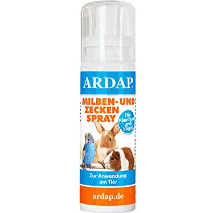 ARDAP Milben- und Zeckenspray für Nager und Vögel 100ml - Effektiver und nachhaltiger Schutz vor Milben und Zecken – Bild 1