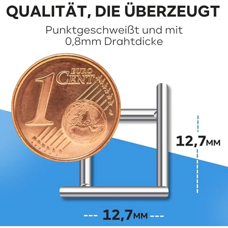 KrapTrap Volierendraht, verzinktes Drahtgitter, 12m x 1m, 12x12mm Maschengröße, stabiler Kaninchendraht, Wühlmausgitter, wetterfest und korrosionsgeschützt – Bild 3