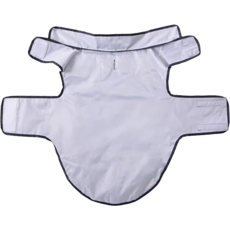 vidaXL Hunde Regenmantel XL, wasserdichter Hundemantel aus Polyester mit Reflexstreifen, marineblau, leicht zu tragen und maschinenwaschbar – Bild 5