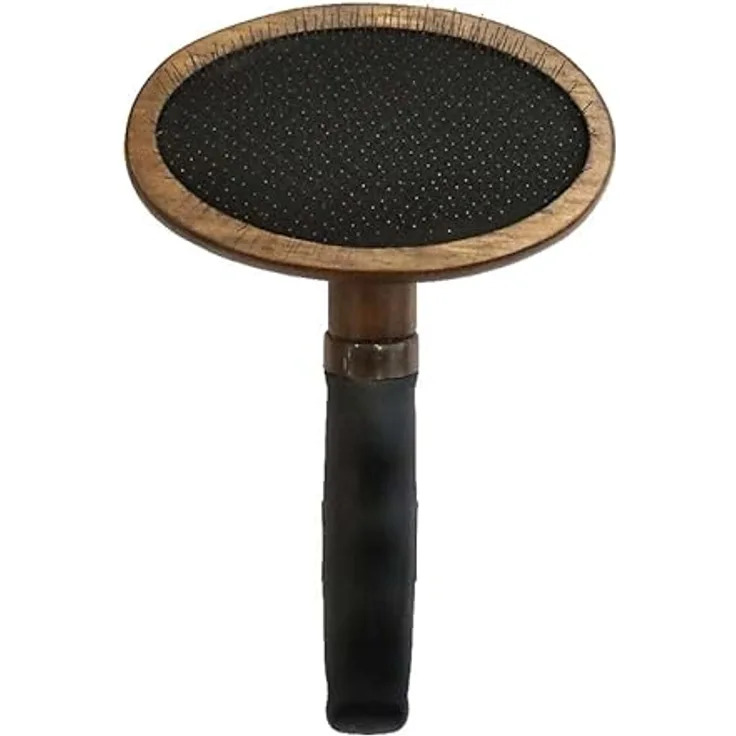 Croci Barbershop - Carder für Hunde, für alle Haartypen, Bürste für Hunde mit Edelstahlzähnen, entfernt Unterwolle und entwirrt Knoten, 19,5 x 12,5 x 4 cm