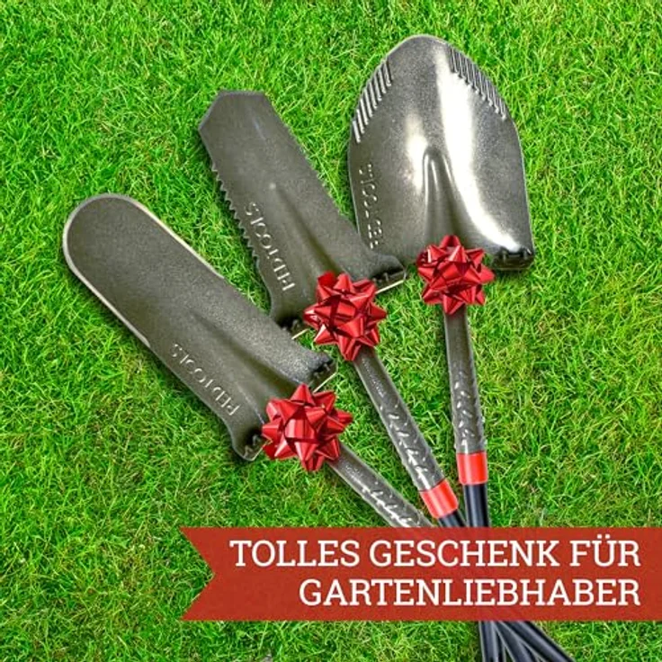 Red Tools Profi Spaten Set, 3-tlg. Gartenset mit Sägespaten, Drainagespaten und vielseitiger Schaufel, robustes Metallwerkzeug – Bild 8