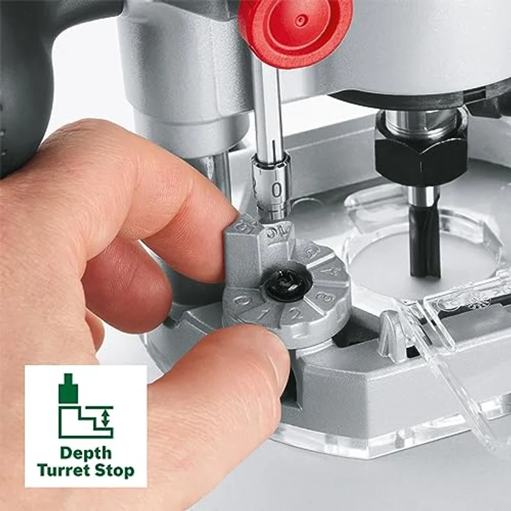 Bosch Home & Garden Oberfräse Bosch Home and Garden Oberfräsen-Taucheinheit 1600A02RD7 AdvancedTrimR, Tiefeneinstellung, Parallelführung, Staubarmes Arbeiten, 18V POWER FOR ALL Alliance – Bild 6