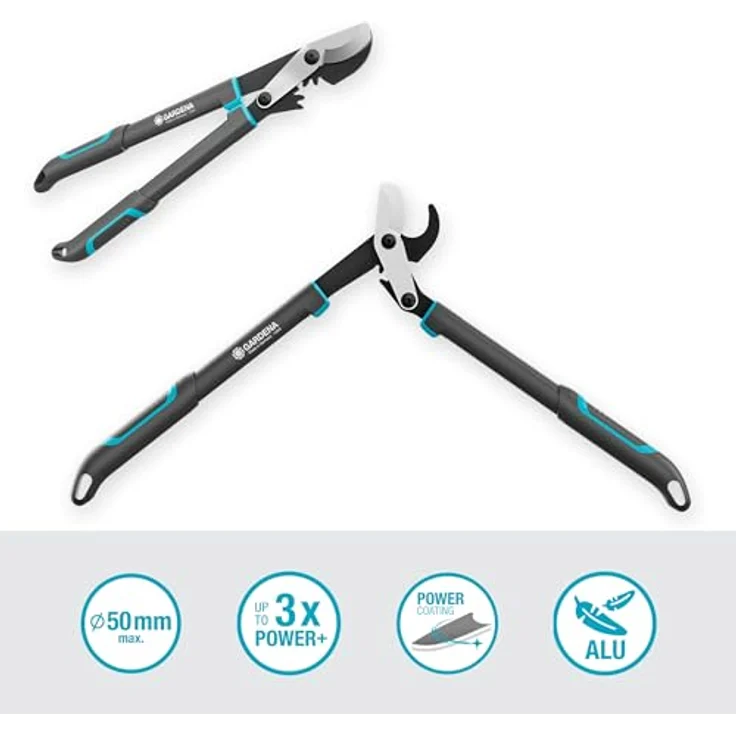 GARDENA Astschere EnergyCut Pro S, Bypass-Schneidprinzip, für frisches Holz – Bild 2