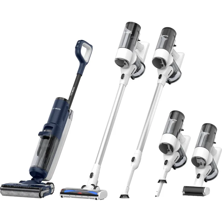 Tineco Nass-Trocken-Sauger Floor One Switch S7 PET, 70° Heißluft-Trocknung, beutellos, effektiv gegen Tierhaare, Selbstreinigung, Teppich & Hartboden