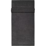 Cawoe Pure 6501, Saunatuch in Grau, 80x200 cm, hochwertiger Frottier für Freizeit und Wellness
