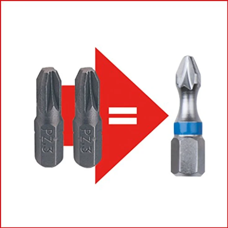 KS Tools 918.3010 1-4'' TORSIONpower Bit-Box, 32-teilig, Bitbox für Handbetätigung und Elektroschrauber, inkl. Schnellwechsel-Bithalter, Stecknussadapter, Gürtelhalter und Bits, in 2-Komponenten-Box – Bild 12