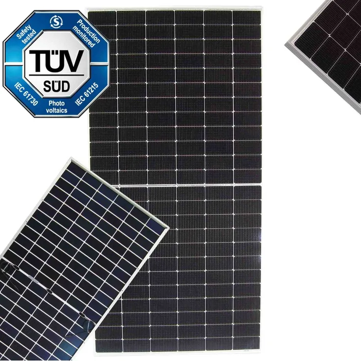 Apex Bifaziales Glas-Solarmodul EAMH-600W, 600W/750W Leistung, 23,22% Effizienz, TÜV geprüft