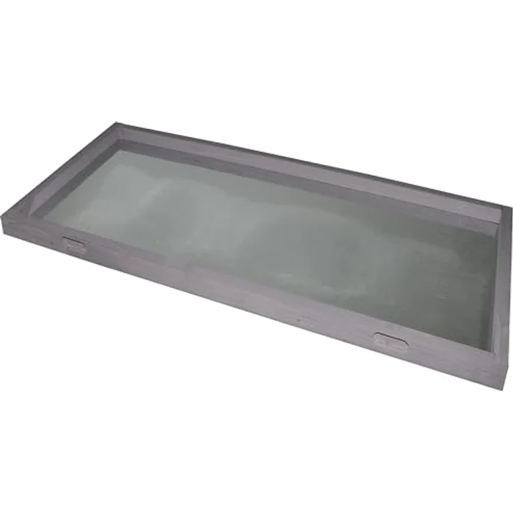 nanook Untere Ersatz Streuwanne Kotwanne für Hasenstall Murmel 30893, Holz mit Metallboden, taupe, 96 x 42,5 x 3,5 cm – Bild 2