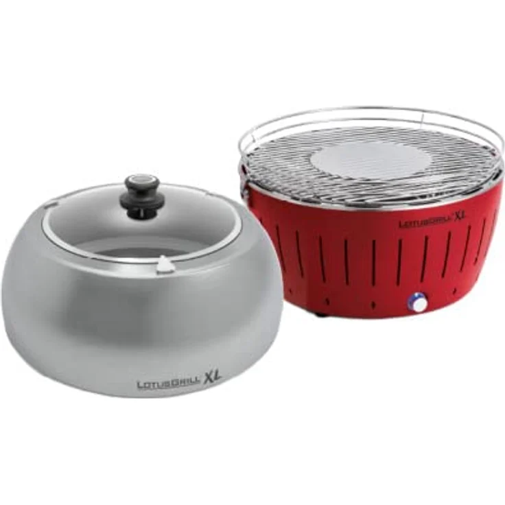 LotusGrill Grillhaube Edelstahl XL DK-SG-435 integrierter Thermometer einfache Handhabung – Bild 2