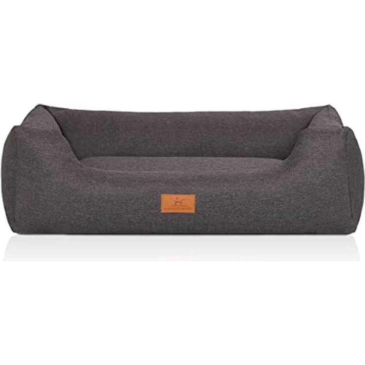 Knuffelwuff Hundebett Lotte Grau XL 105x75cm – Bild 2