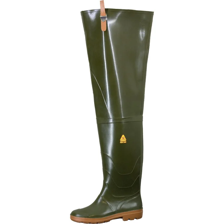 Nora RIVER Oliv Watstiefel, Gr. 39/40, mit Antibakteriellem Polyesterfutter und Beständigkeit gegen Chemikalien – Bild 1